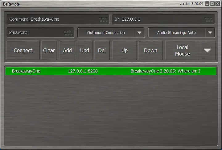 Remote Breakaway