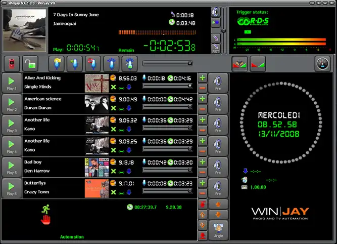 WinjayVX Radio Automation v1.0.20