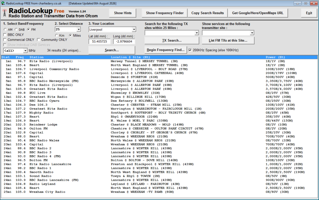 RadioLookup